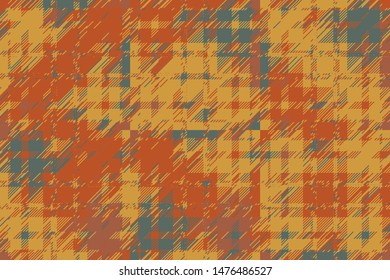 Modern glitch background. Color geometric abstract pattern vector. Damage lines glitches effect wallpaper. Grunge texture plaid.
