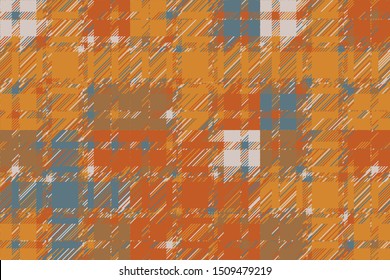 Modern glitch background. Color geometric abstract pattern vector. Damage lines glitches effect wallpaper. Grunge texture plaid.