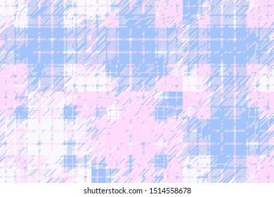 Modern glitch background. Color geometric abstract pattern vector. Damage lines glitches effect wallpaper. Grunge texture plaid.