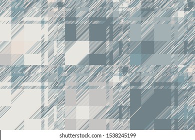 Modern glitch background. Color geometric abstract pattern vector. Damage lines glitches effect wallpaper. Grunge texture plaid.