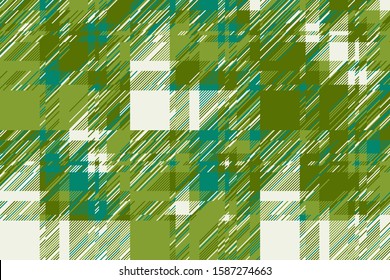 Modern glitch background. Color geometric abstract pattern vector. Damage lines glitches effect wallpaper. Grunge texture plaid.