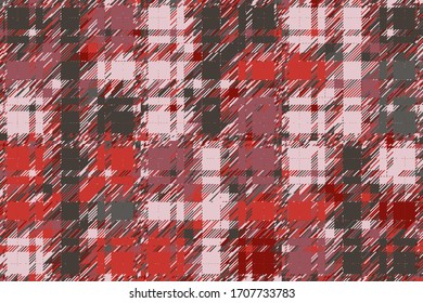Modern glitch background. Color geometric abstract pattern vector. Damage lines glitches effect wallpaper. Grunge texture plaid.