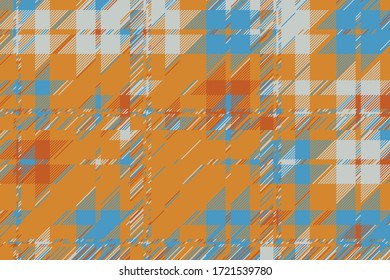 Modern glitch background. Color geometric abstract pattern vector. Damage lines glitches effect wallpaper. Grunge texture plaid.
