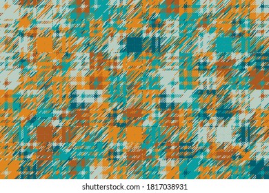 Modern glitch background. Color geometric abstract pattern vector. Damage lines glitches effect wallpaper. Grunge texture plaid.