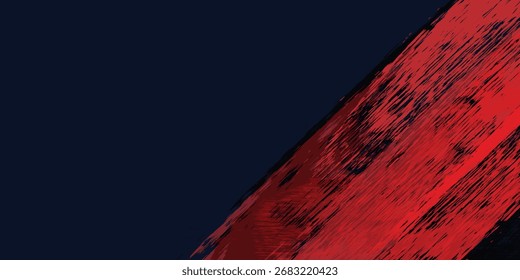 O moderno Glitch distorceu o fundo grunge. O ruído destruiu a textura. Vermelho meio-tom pontos cor azul padrão gradiente gradiente textura fundo.Eps 10