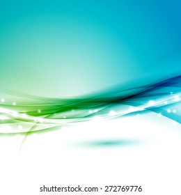 Modern glittering smooth speed swoosh background. Vector illustration