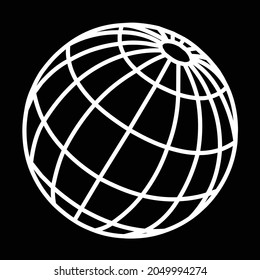 Modern Global world vector design