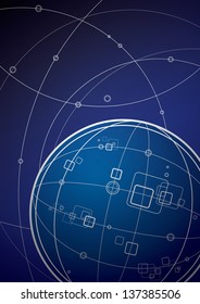 Modern globe design