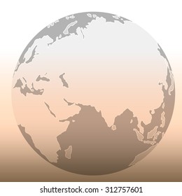 modern globe icon