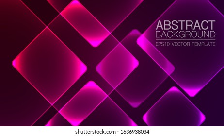Modern gloving vector geometric abstract background for wallpaper, business brochure cover, list, page, book, card, banner, sheet, album, art template design.