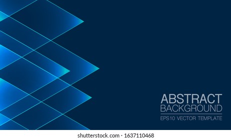 Modern gloving vector geometric abstract background for wallpaper, business brochure cover, list, page, book, card, banner, sheet, album, art template design.