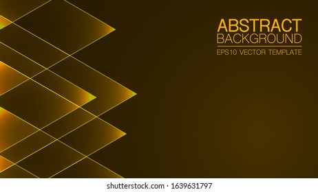 Modern gloving vector geometric abstract background for wallpaper, business brochure cover, list, page, book, card, banner, sheet, album, art template design.