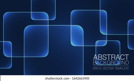 Modern gloving vector geometric abstract background for wallpaper, business brochure cover, list, page, book, card, banner, sheet, album, art template design.