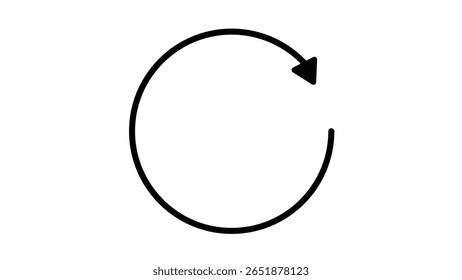 Modern Glowing Blue Color Progress Loading Circle Bar