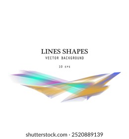 Modern glowing neon abstract lines isolated on white background vector illustration.Minimal trendy graphic design with space for your text image banner poster event post story social media flyer party