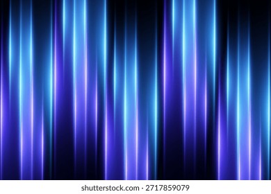 Moderne leuchtende Neonlinien von Bewegung und Licht.