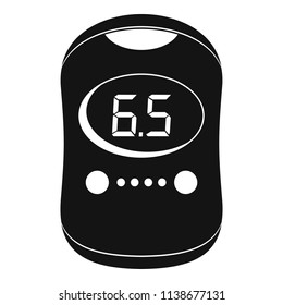 Modern glucose meter icon. Simple illustration of modern glucose meter vector icon for web design isolated on white background