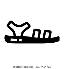 Modern glyph icon of heels, ladies accessory 