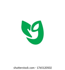 modern go green logo vector
