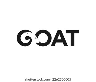 Modern Goat Illustration Vector Logo