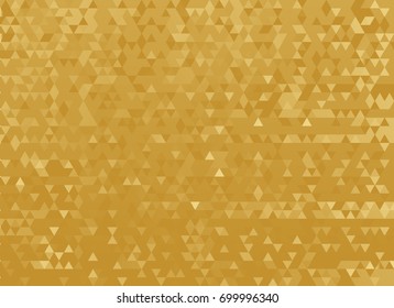 modern gold abstract background with triangles illustration