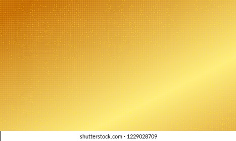 Modern Gold Circuit Microchip Technology Background,Hi-tech Digital and Data Concept,Vector illustration.