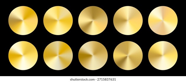 Diseño moderno de placa de gradiente de oro para imágenes de lujo. Cada reloj brilla con tonos metálicos suaves y un acabado degradado dorado radiante.
