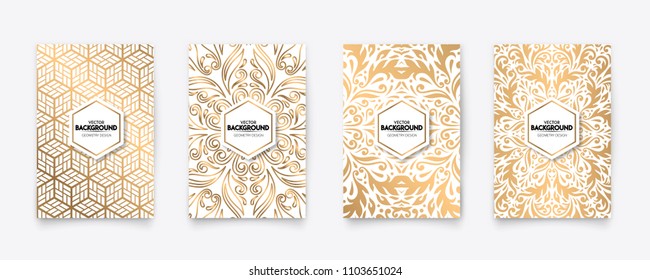 Fondo moderno de textura de estilo adorno dorado