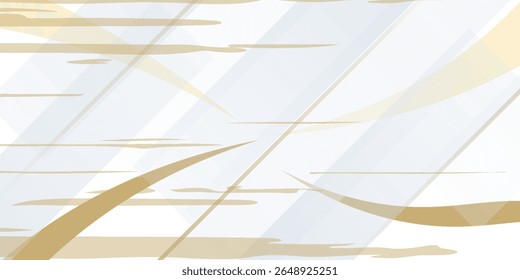 Modern gold white geometric background with luxury abstract golden and grey lines. Luxury decoration golden pattern, halftone gradients. You can use for ad, poster, template, cover, banner. 
