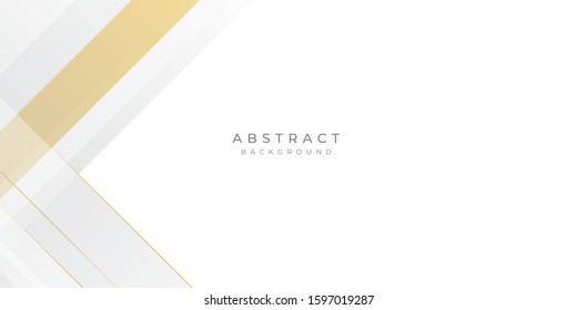 Modern Gold Yellow White Line Abstract Background for Presentation Design Template. Suit for corporate, business, wedding, and beauty contest.