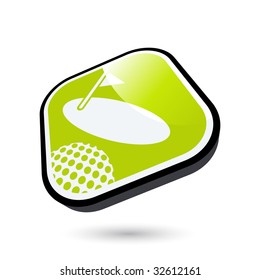 signo de golf moderno