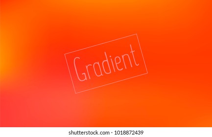 Modern and Good Looking Orange and Red Gradient Background with Text
