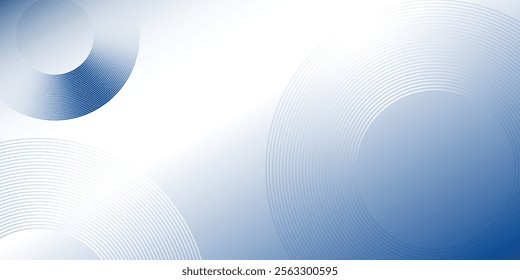 Modern gradient abstract background with circular line patterns. Vector illustration art simple