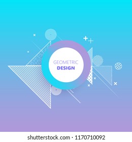 Modern gradient abstract background Cool gradient and triangles shapes composition. Eps10 vector.
