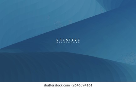 Modern gradient abstract background. Cover template with blue color perspective geometric shapes. Ideal design for social media, cover, banner, flyer.