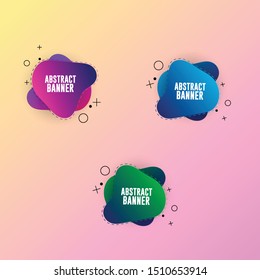 Modern Gradient Abstract Banner Design