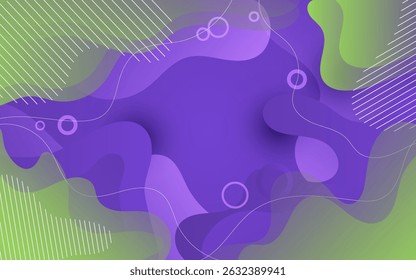 Modern gradient abstract fluid background