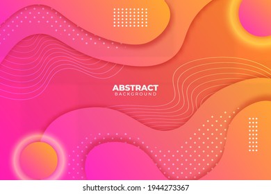 Modern Gradient Abstract Orange Background