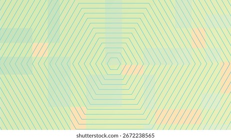 Modern Gradient abstract poster with minimal geometric perspective shapes on dark backdrop, stylish vector template for wall art, covers, and branding design