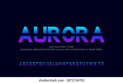 Modern gradient alphabet fonts. Typography for a poster, banner. Vector element or template A to Z - Shutterstock ID 1871754703