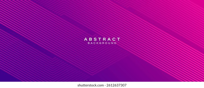 Modern gradient background. Abstract geometric lines pattern. Linear art creative idea. Minimalist style. Suit for poster, banner, cover, flyer, brochure, website, booklet. Vector illustration