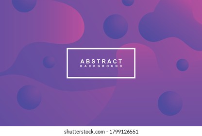 Modern gradient background with abstract shapes. Vector 3d flow, liquid, and fluid composition. Motion dynamic illustration template can use for presentation, cover flyer, poster, landing page web