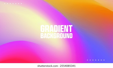 Modern gradient background with colorful neon color style