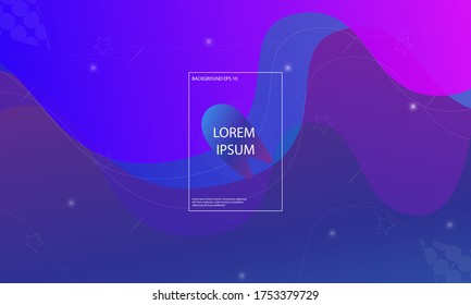 Diseño de fondo de degradado de color. Resumen de fondo geométrico con formas líquidas. Diseño de fondo frío para afiches. Ilustración vectorial Eps10.