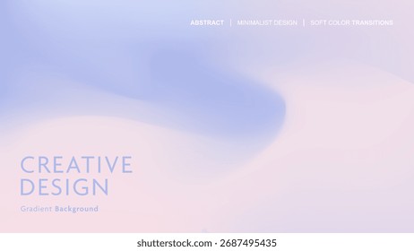 Modern gradient background with soft curves and smooth lighting. Glowing color wave backdrop.