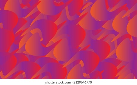 Fondo de degradado moderno con adorno de ondas