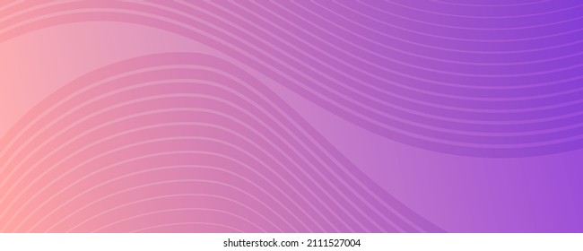 Modern gradient backgrounds with wave lines. Header banner. Bright geometric abstract presentation backdrops. Vector illustration