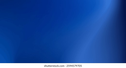 Modern gradient blue abstract background with a soft curve and smooth lighting simple abstract modern
