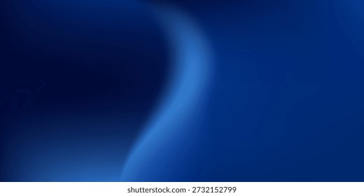 Modern gradient blue abstract background with a soft curve and smooth lighting abstract simple