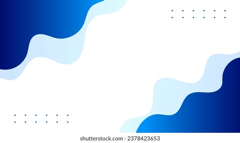 Modern gradient blue abstract geometric background. Vector illustration